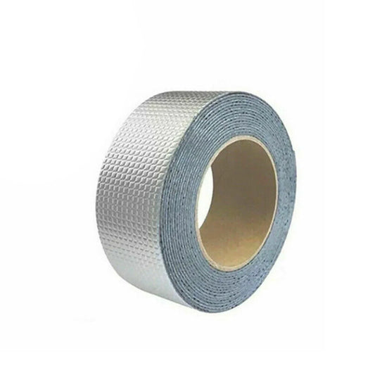 SELF-ADHESIVE INSULATION RESISTANT HIGH TEMPERATURE HEAT REFLECTIVE ALUMINIUM FOIL DUCT TAPE ROLL (0.9MM)