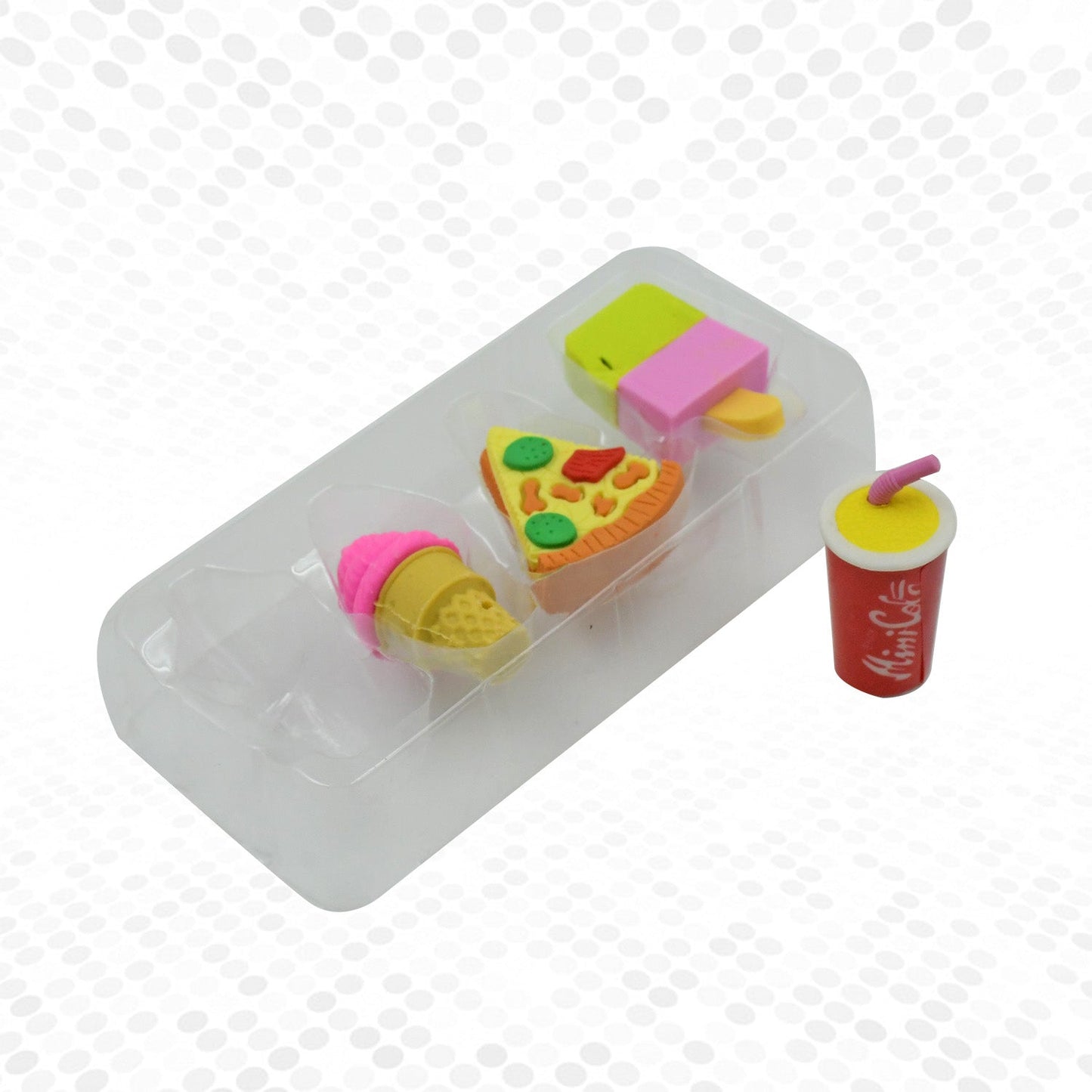 Fun Erasers for Kids! Mix & Match: Food & Drink Erasers (Set of 1)