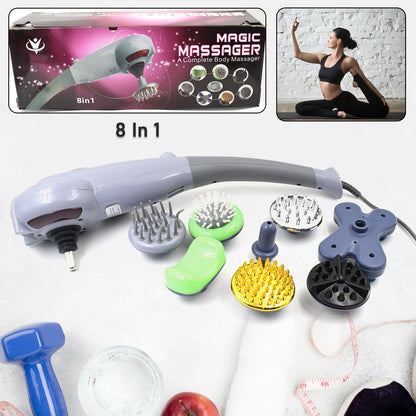 Electric 8 In 1 Full Body Massager, Magic Massager (1 Set)