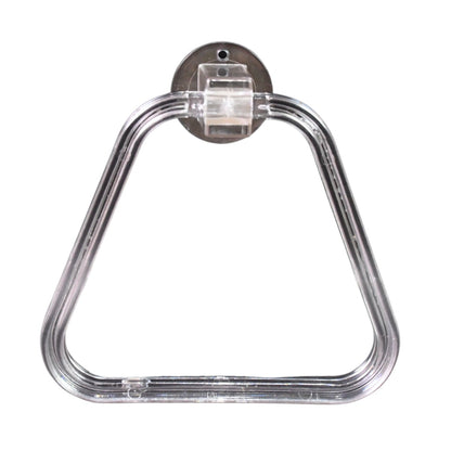 Unbreakable ABS Square Towel Ring Wall Mounted Stand / Holder (1 Pc)