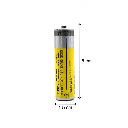 6121 4Pc AA Battery and power cells used in technical devices such as T.V remote, torch etc for their functioning. 